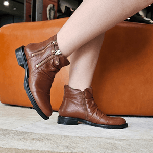 Bota Diana Couro Mogno - DIA016