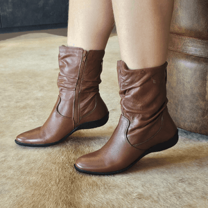 Bota Angel Couro Mogno - ANG001