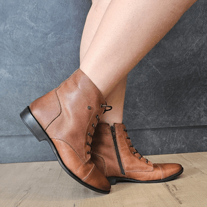 Bota Luna Couro Pinhao - LUN688