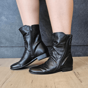 Bota Luna Couro Preto - LUN004G