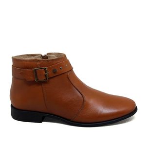 Bota Luna Couro Tan - LUN026