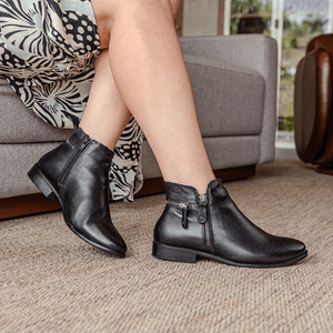 Bota Luna Couro Preto - LUN002G