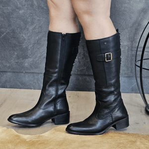 Bota Liege Couro Preto - LIE016