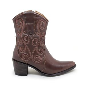 Bota New Western Couro Terracota - NWE014