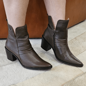 Bota Loren Couro Terracota - LOR002