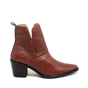 Bota Loren Couro Mogno - LOR002