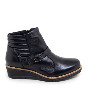 Bota Nice Couro Preto - NIC041