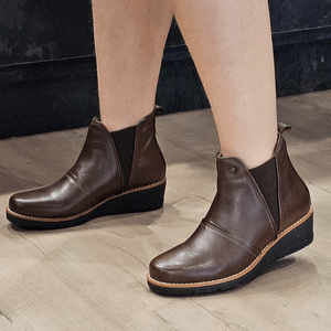 Bota Nice Couro Terracota - NIC037