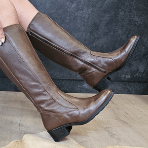 Bota Liege Couro Terracota - LIE018