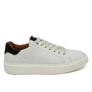 Sapatenis Detroit Couro Roma Gelo Roma Preto - DET027