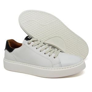 Sapatenis Detroit Couro Roma Gelo Roma Preto - DET027