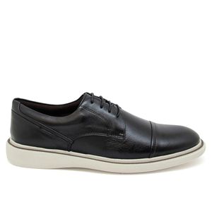 Sapato Rotterdam Couro Roma Preto - ROT001