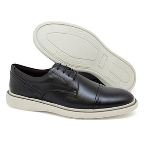 Sapato Rotterdam Couro Roma Preto - ROT001