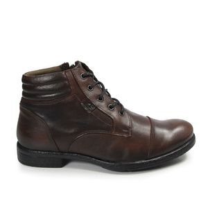 Coturno Guadalupe Couro Pinhão Terracota - GUA9329L