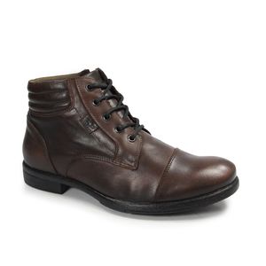 Coturno Guadalupe Couro Pinhão Terracota - GUA9329L