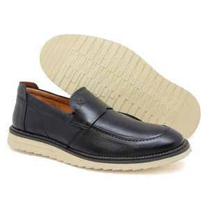 Sapato Cambridge Couro Roma Preto - CBG002