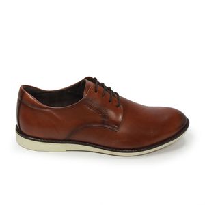 Sapato Bruxelas Couro Pinhão - BRU001