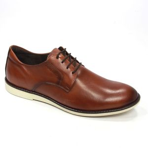 Sapato Bruxelas Couro Pinhão - BRU001