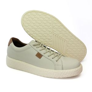 Tênis Oregon Couro Off White Tostado - ORE001