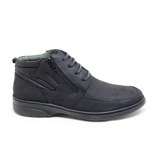 Coturno Guadalupe Confy Couro Preto - GUAFY4471