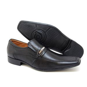 Sapato Social Zurich Couro Roma Preto - ZUR006