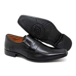 Sapato Social Zurich Couro Roma Preto - ZUR007