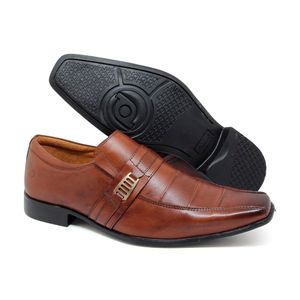 Sapato Social Zurich Couro Roma Pinhao - ZUR008