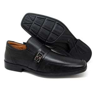 Sapato Social Santiago Couro Roma Preto - SAN6614