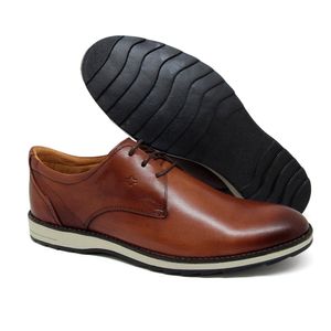 Sapato New Mendonza Couro Roma Pinhao - NMZ004
