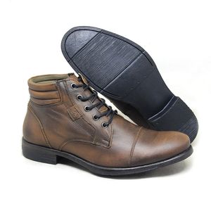 Bota Guadalupe Couro Tan Velluto - GUA9329L