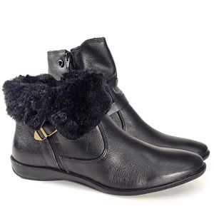 Bota Angel Couro Preto - ANG868