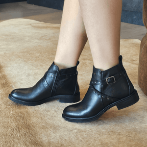 Bota Diana Couro Preto - DIA018