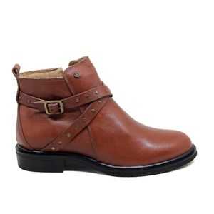 Bota Diana Couro Mogno - DIA018