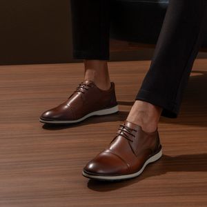 Sapato New Mendonza Couro Roma Tan - NMZ002