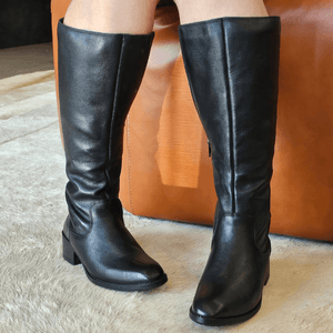 Bota Liege Couro Preto - LIE014