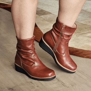 Bota Nice Couro Mogno - NIC002