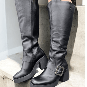 Bota Stuttgart Couro Preto - STU015
