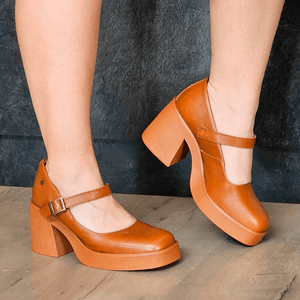 Sapato Stuttgart Couro Tan - STU006