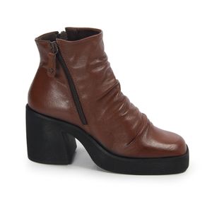 Bota Stuttgart Couro Mogno - STU008