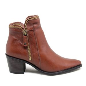 Bota Loren Couro Mogno - LOR001