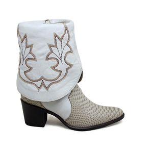 Bota New Western Couro Off.W Gelo - NWE019