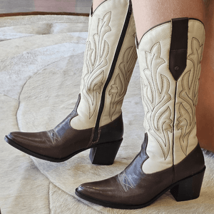 Bota New Western Couro Terracota Cristal - NWE013