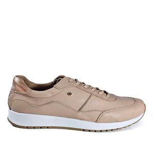Tenis Tie Couro Pessego Cobre - TIE23