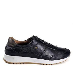 Tenis Tie Couro Preto Onix - TIE23