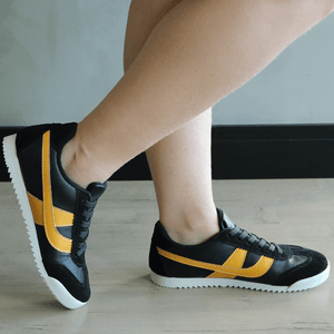 Tenis Liane Preto Star Branco - LIA001