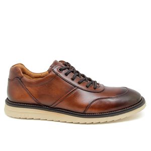 Sapato Cambridge Couro Roma Tan - CBG003