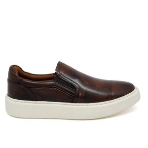 Sapatenis Detroit Couro Roma Pinhao - DET020