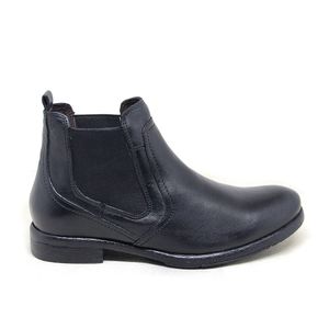 Bota Guadalupe Couro Roma Preto - GUA9330L
