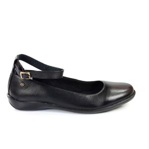 Sapatilha Angel Couro Preto - ANG1013