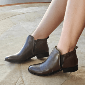 Bota Luna Couro Terracota - LUN023